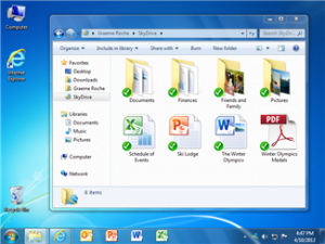 SkyDrive integrato in Windows