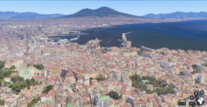 Napoli in Google Maps 3D