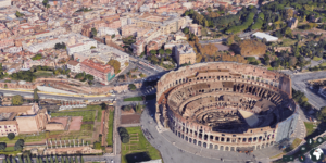 Roma in Google Maps 3D